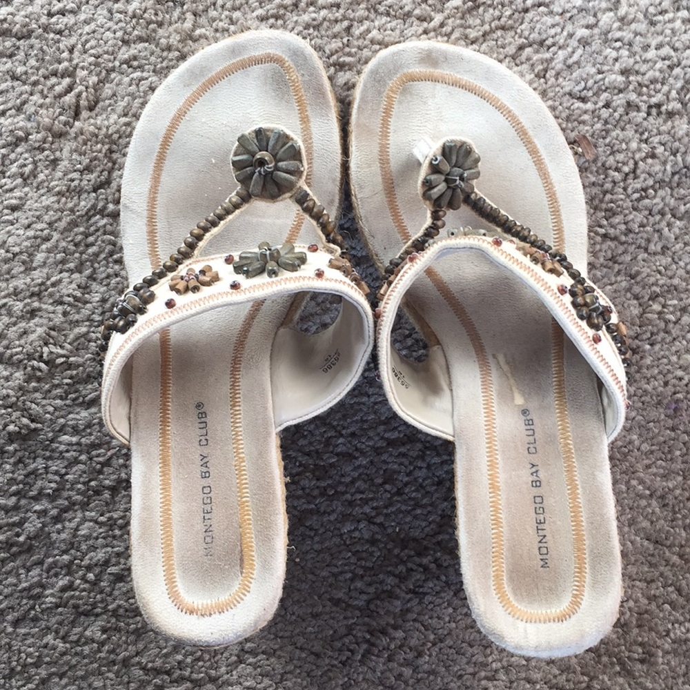 Boho straw wedges - Picture 3 of 8